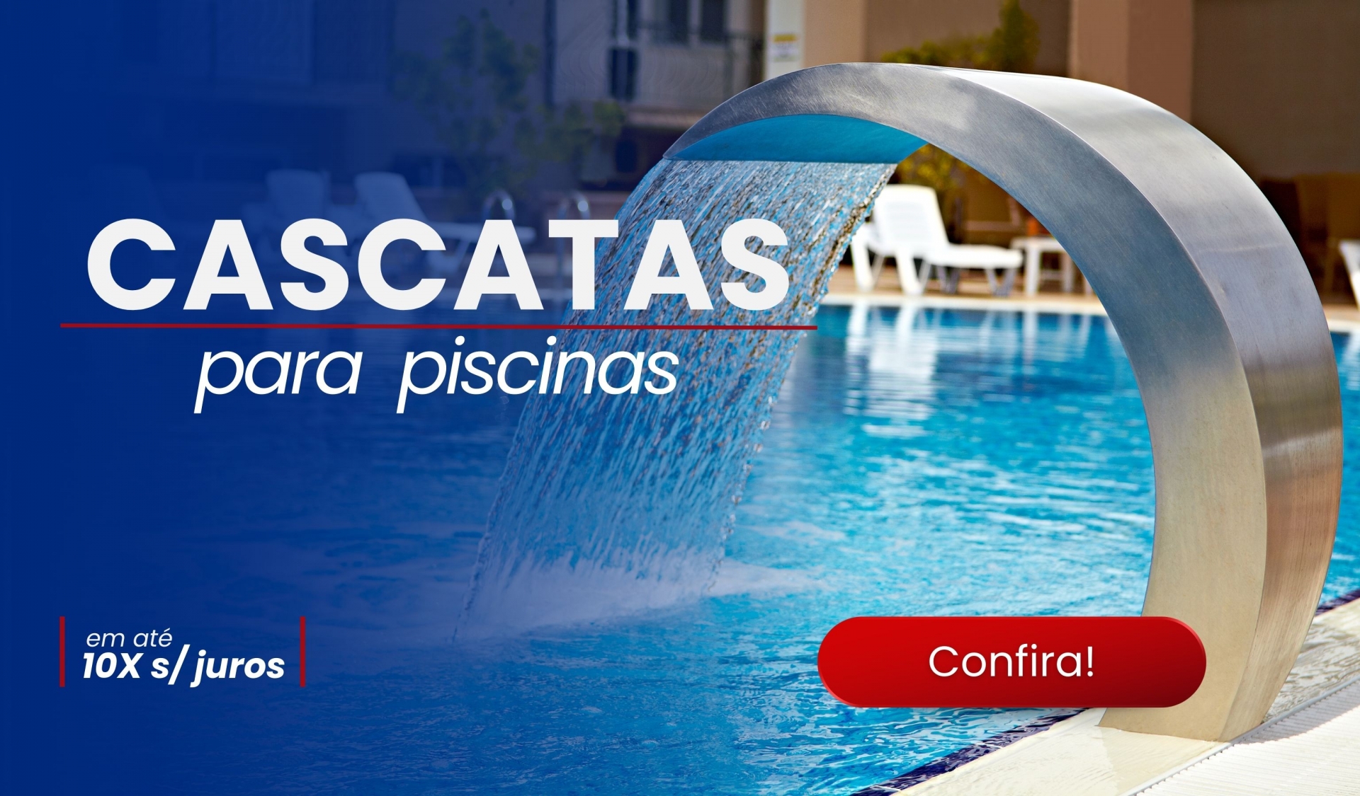 Cascatas para piscina