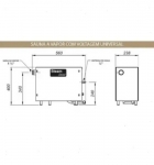 Sauna Vapor 9kw Steam Inox, Quadro Digital, Kit Instalação 