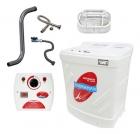 Gerador De Vapor Sodramar 6kw 220 Bif Sauna C/ Quadro Analogico + Kit Fléxivel + Luminaria