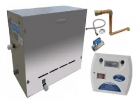 Sauna Vapor Steam Inox 9 Kw C/ Quadro Digital E Kit Sodramar