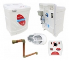 Sauna Vapor 9 Kw, Quadro Analógico, Luminária, Kit 